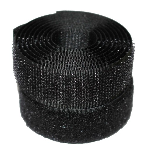 Nastro nero cucito adesivo - nero,